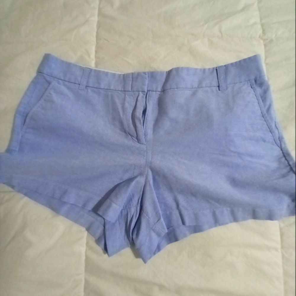 Women light blue J. Crew shorts